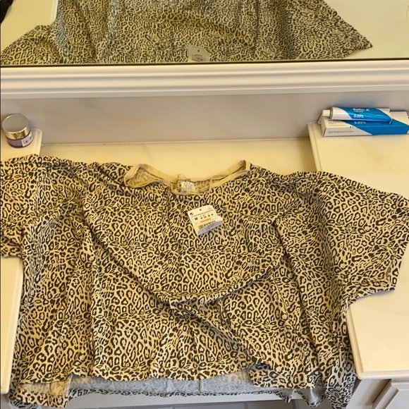 Zara cheetah print top - Picture 2 of 3